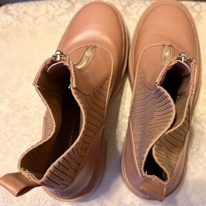 BCBGeneration Pink Ankle Booties